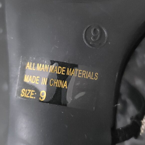 BRAND NEW WILD DIVA ELEGANT RHINESTONE STRAPPY BLOCK-HEEL SANDAL - Picture 14 of 16